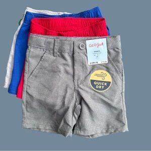 Cat & Jack Kids' Quick-Dry Shorts + 3 pairs pull on shorts